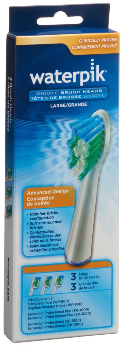WATERPIK Aufsteckbürsten Standard SRRB-3E 3 Stk – Bild 3