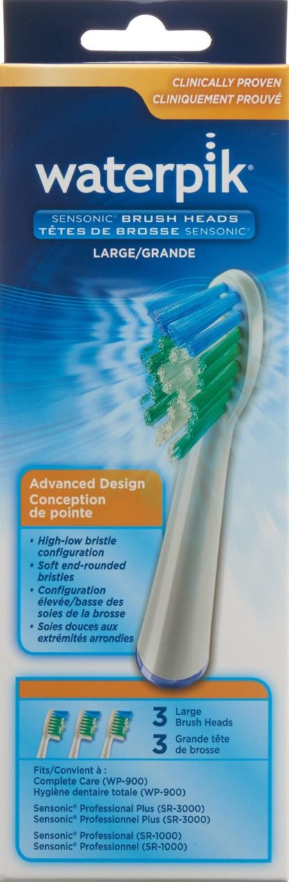 WATERPIK Aufsteckbürsten Standard SRRB-3E 3 Stk