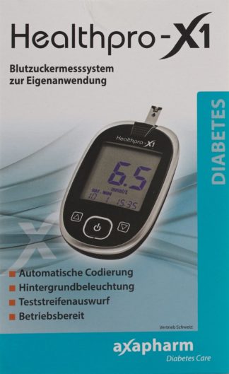 HEALTHPRO-X1 Blutzuckermessgerät