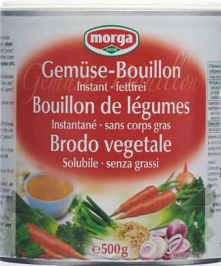 MORGA Gemüse Bouillon fettfrei Ds 500 g
