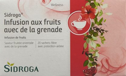 SIDROGA Früchtetee mit Granatapfel 20 Btl 2 g – Bild 2
