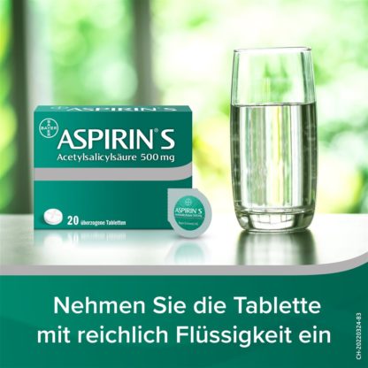 ASPIRIN S Tabl 500 mg 20 Stk – Bild 9