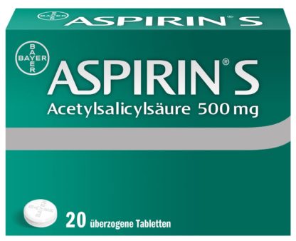 ASPIRIN S Tabl 500 mg 20 Stk – Bild 3