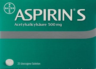 ASPIRIN S Tabl 500 mg 20 Stk