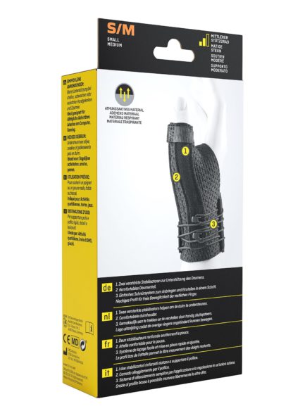 3M FUTURO Deluxe Daumen-Schiene S/M lin/rech schw – Bild 3