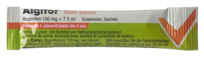 ALGIFOR Dolo Junior 150 mg/7.5ml 18 Btl 7.5 ml – Bild 7