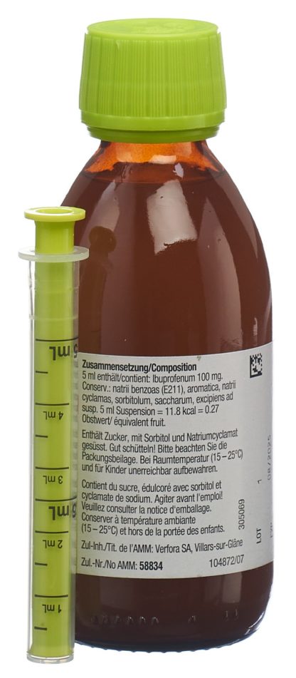 ALGIFOR Dolo Junior Susp 100 mg/5ml Fl 200 ml – Bild 8