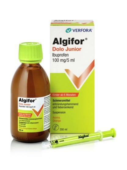 ALGIFOR Dolo Junior Susp 100 mg/5ml Fl 200 ml – Bild 5
