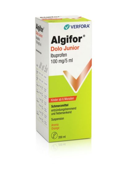 ALGIFOR Dolo Junior Susp 100 mg/5ml Fl 200 ml – Bild 3