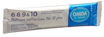 OMIDA SCHÜSSLER Nr10 Nat sulf plus Plv Btl 30 Stk – Bild 7