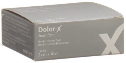 DOLOR-X Sport Tape 2cmx10m weiss – Bild 3