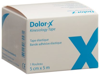 DOLOR-X Kinesiology Tape 5cmx5m blau – Bild 4