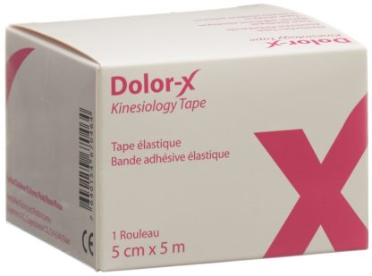 DOLOR-X Kinesiology Tape 5cmx5m pink – Bild 4