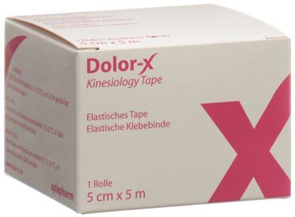 DOLOR-X Kinesiology Tape 5cmx5m pink – Bild 3