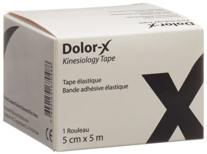 DOLOR-X Kinesiology Tape 5cmx5m schwarz – Bild 4