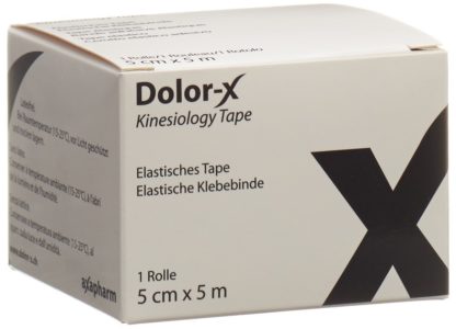 DOLOR-X Kinesiology Tape 5cmx5m schwarz – Bild 3