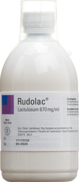 RUDOLAC Sirup in Flasche 500 ml