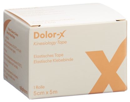DOLOR-X Kinesiology Tape 5cmx5m beige – Bild 3