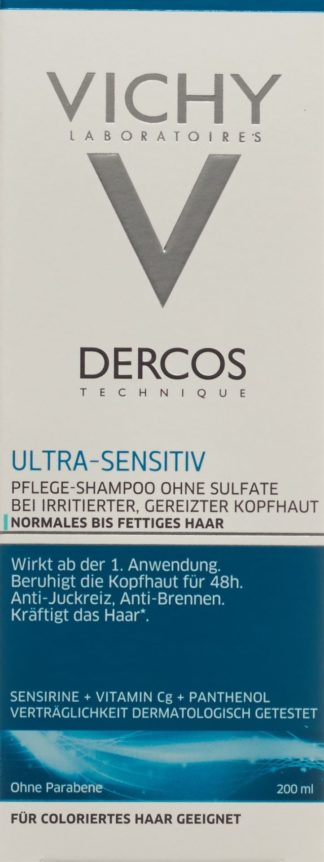 VICHY Dercos Shamp Ultra-Sen Fe Kopfh DE/IT 200 ml