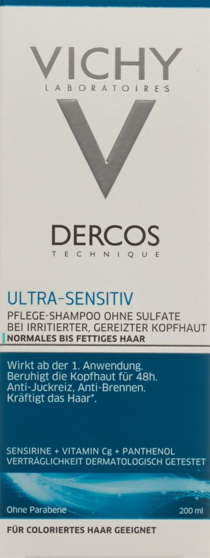 VICHY Dercos Shamp Ultra-Sen Fe Kopfh DE/IT 200 ml