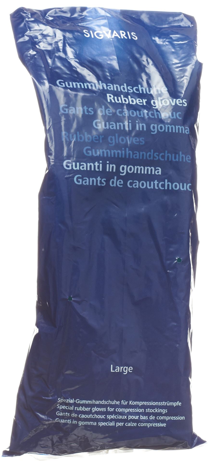SIGVARIS Gummihandschuhe L 9 Noppen 1 Paar – Bild 2