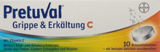 PRETUVAL Grippe und Erkältung C Brausetabl 10 Stk