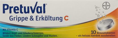 PRETUVAL Grippe und Erkältung C Brausetabl 10 Stk