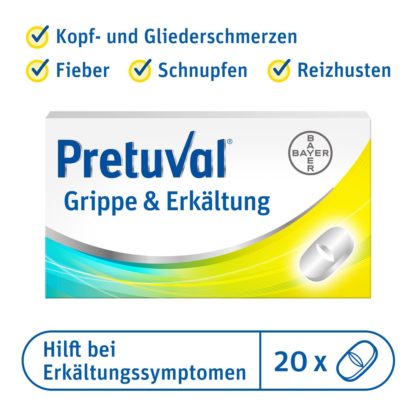 PRETUVAL Grippe und Erkältung Filmtabl 20 Stk – Bild 9