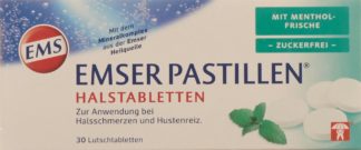 EMSER Pastillen zuckerfrei Mentholfrische 30 Stk