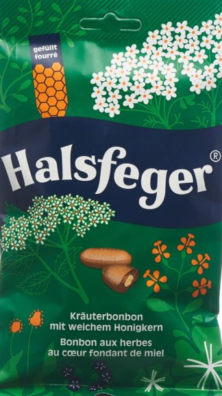 HALSFEGER Kräuterbonbon Btl 90 g