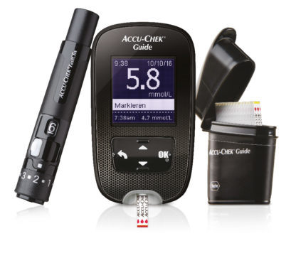 ACCU-CHEK GUIDE Set mmol/l inkl 1x10 Tests – Bild 3