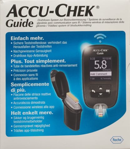 ACCU-CHEK GUIDE Set mmol/l inkl 1x10 Tests