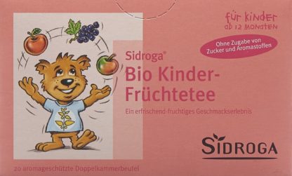 SIDROGA Bio Kinder Früchtetee 20 Btl 1.5 g