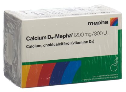 CALCIUM D3 Mepha Brausetabl 1200/800 2 x 20 Stk – Bild 4