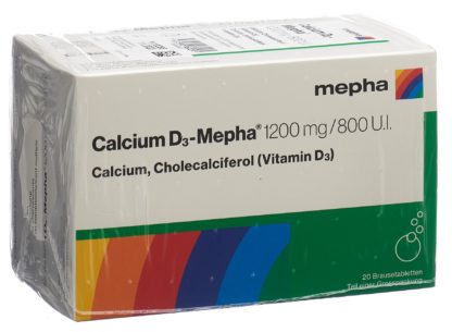 CALCIUM D3 Mepha Brausetabl 1200/800 2 x 20 Stk – Bild 3