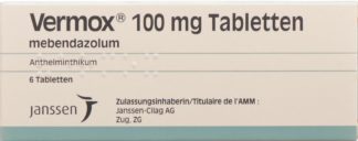 VERMOX Tabl 100 mg 6 Stk