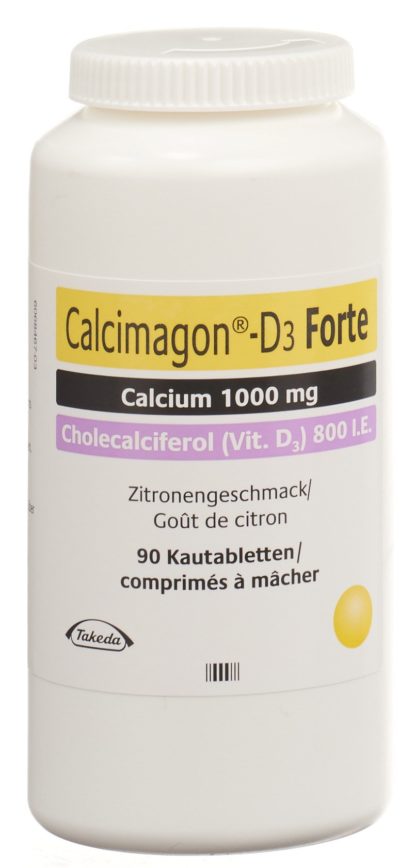 CALCIMAGON D3 Forte Kautabl Zitrone Ds 90 Stk – Bild 3