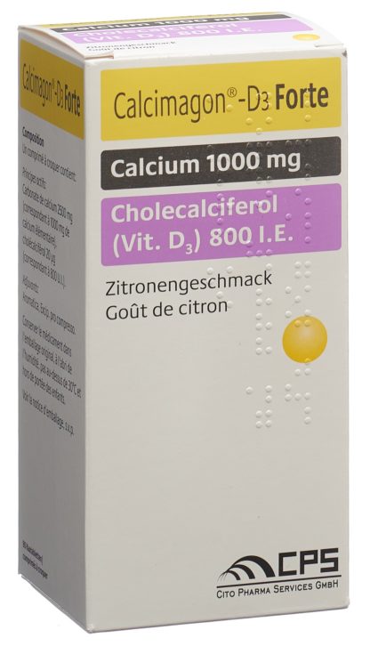 CALCIMAGON D3 Forte Kautabl Zitrone Ds 90 Stk – Bild 2