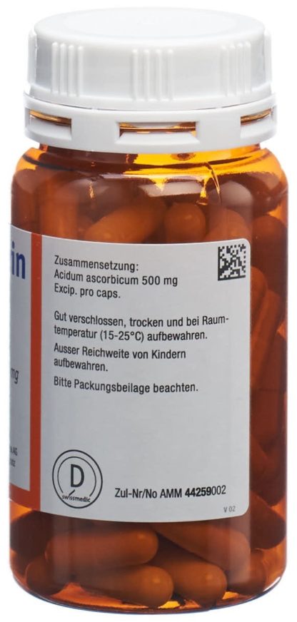 BURGERSTEIN Vitamin C Ret Kaps 500 mg Ds 100 Stk – Bild 7