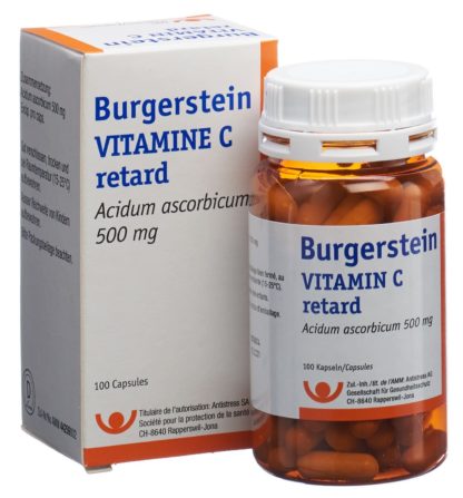 BURGERSTEIN Vitamin C Ret Kaps 500 mg Ds 100 Stk – Bild 5