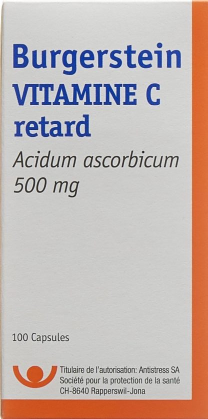 BURGERSTEIN Vitamin C Ret Kaps 500 mg Ds 100 Stk – Bild 2