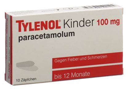 TYLENOL Kinder Supp 100 mg 10 Stk – Bild 3