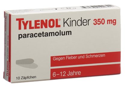 TYLENOL Kinder Supp 350 mg 10 Stk – Bild 3