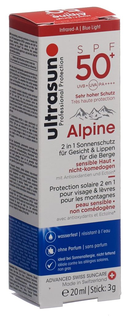 ULTRASUN Alpine SPF 50+ 20 ml + 3 g – Bild 2