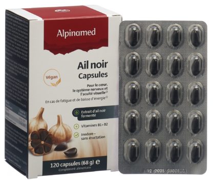 ALPINAMED Schwarzer Knoblauch Kaps 120 Stk – Bild 6