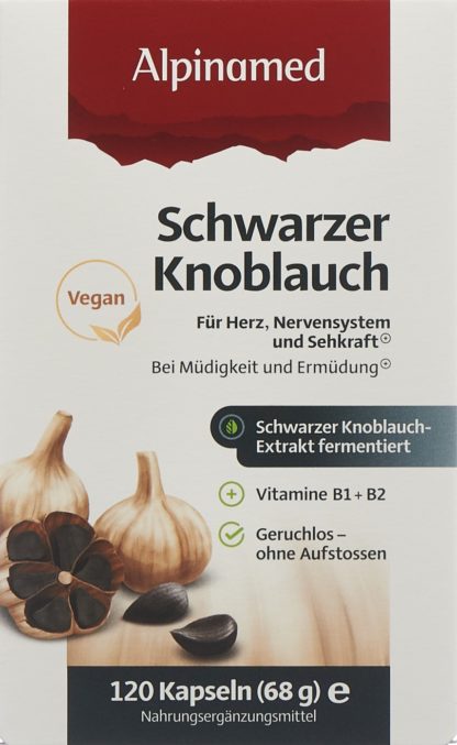 ALPINAMED Schwarzer Knoblauch Kaps 120 Stk