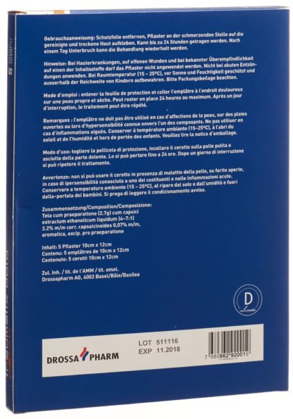 TRAUMALIX DOLO patch 10cmx12cm 5 Stk – Bild 4