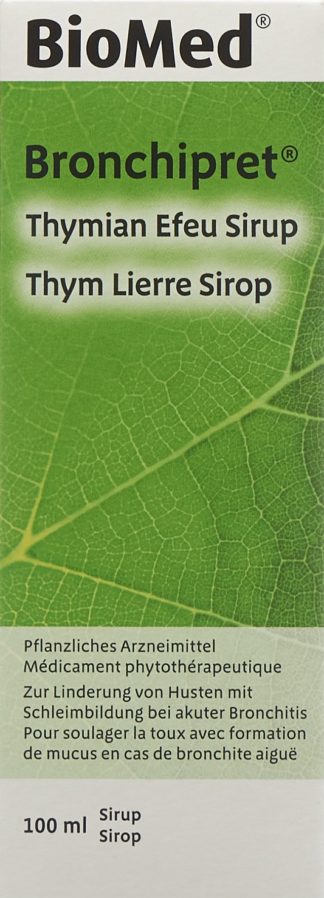 BRONCHIPRET Thymian Efeu Sirup Fl 100 ml