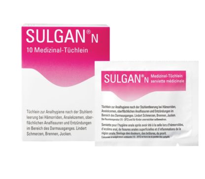 SULGAN-N Medizinal-Tüchlein in Sachets 10 Stk – Bild 5
