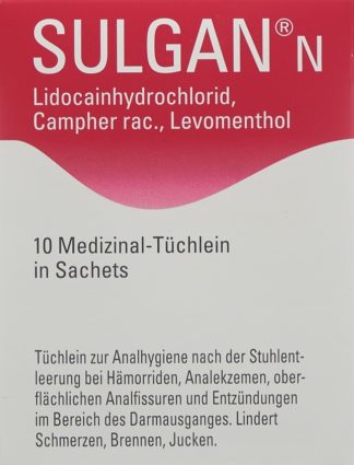 SULGAN-N Medizinal-Tüchlein in Sachets 10 Stk
